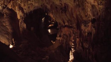 Postojna Mağara Parkı, Postojna, Slovenya - 2 Mayıs 2024. Yüksek kalite 4k görüntü