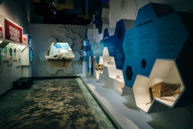 Winnipeg, Manitoba, Kanada - 2 Mayıs 2024 Manitoba Müzesi. Yüksek kalite fotoğraf