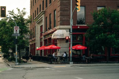 Şehir merkezi Winnipeg, Manitoba, Kanada - 20 Temmuz 2024. Yüksek kalite fotoğraf
