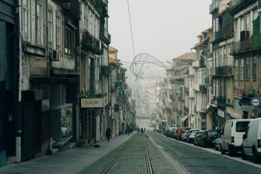 Porto, Portekiz - 24 Nisan 2024 Porto şehir merkezi. Yüksek kalite fotoğraf
