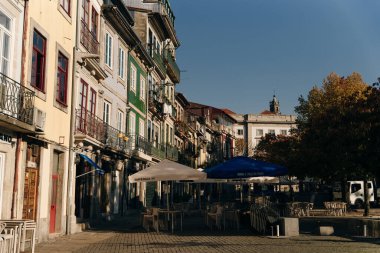 Porto, Portekiz - 24 Nisan 2024 Porto şehir merkezi. Yüksek kalite fotoğraf