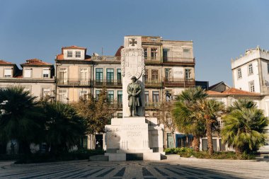 Porto, Portekiz - 24 Nisan 2024 Porto şehir merkezi. Yüksek kalite fotoğraf