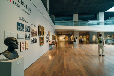 İstanbul, Türkiye - Fabruary 12. 2024 IRHM, İstanbul Resim ve Heykel Müzesi. Yüksek kalite fotoğraf