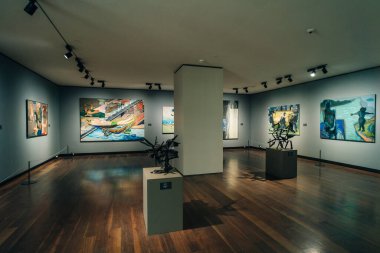 İstanbul, Türkiye - Fabruary 12. 2024 IRHM, İstanbul Resim ve Heykel Müzesi. Yüksek kalite fotoğraf