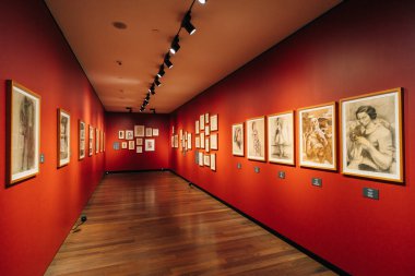 İstanbul, Türkiye - Fabruary 12. 2024 IRHM, İstanbul Resim ve Heykel Müzesi. Yüksek kalite fotoğraf