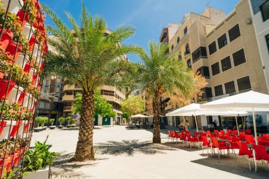 İspanya, Murcia 'daki şehir merkezi manzarası - ma 22024. Yüksek kalite fotoğraf