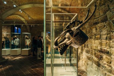 Barselona, İspanya - 2 Mayıs 2024 Museu Etnologic i de Cultures del Mon. Yüksek kalite fotoğraf