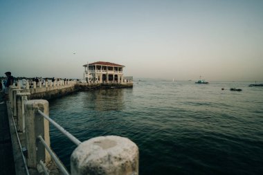 İSTANBUL, TURKEY - 22 Ekim 2023 Tarihi Moda İskelesi. Yüksek kalite fotoğraf