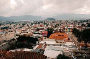 San Cristobal de las Casas, Chiapas, Meksika - 2 Nisan 2024 Sokak manzarası. Yüksek kalite fotoğraf