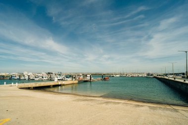 Avenido do Mar, Peniche, Estremadura, Portekiz 'in pitoresk rıhtımı - 2 Mayıs 2024. Yüksek kalite fotoğraf