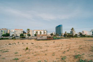 Figueira da Foz, Portugal - July 7, 2024 Claridade Beach and Oasis Figueira in Buarcos. High quality photo clipart