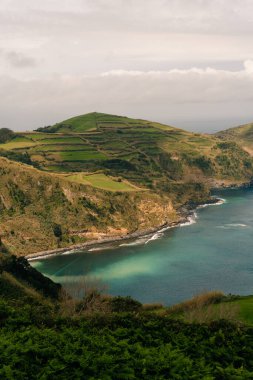 Ponta da fonte grande in San Miguel Azores, Portekiz. Yüksek kalite fotoğraf