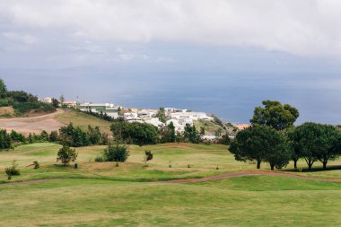 Palheiro Ferreiro golf sahası, Funchal, Madeira Adası, Portekiz. Yüksek kalite fotoğraf