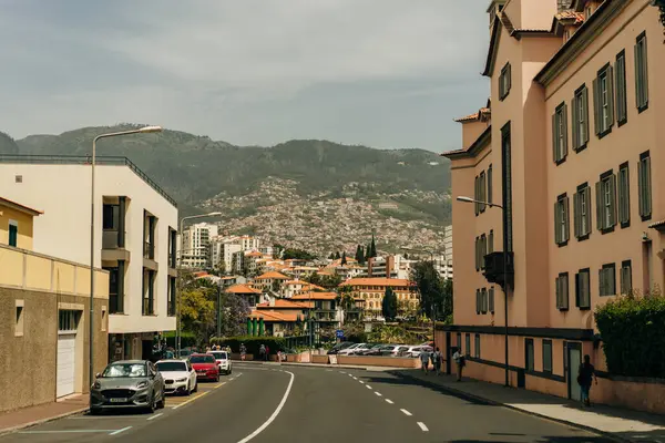 stock image  the old city center of Funchal. Madeira, Portugal - may 2 2024. High quality photo