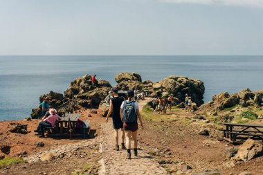Cape Ponta de Sao Lourenco, Madeira Adası, Portekiz. Yüksek kalite fotoğraf