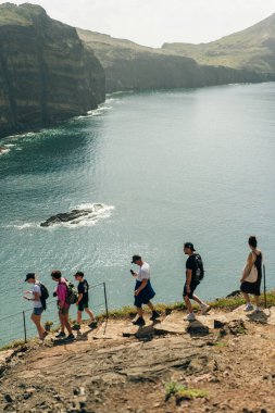 Cape Ponta de Sao Lourenco, Madeira Adası, Portekiz. Yüksek kalite fotoğraf