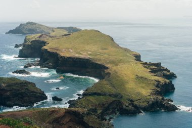 Cape Ponta de Sao Lourenco, Madeira Adası, Portekiz. Yüksek kalite fotoğraf