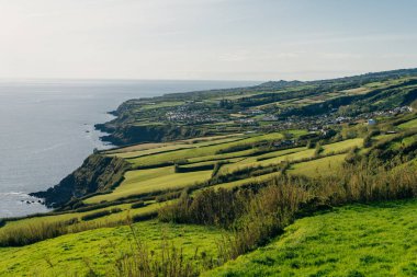 Ponta da fonte grande in San Miguel Azores, Portekiz. Yüksek kalite fotoğraf