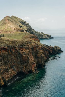 Cape Ponta de Sao Lourenco, Madeira Adası, Portekiz. Yüksek kalite fotoğraf