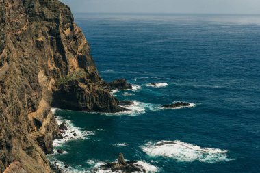 Cape Ponta de Sao Lourenco, Madeira Adası, Portekiz. Yüksek kalite fotoğraf