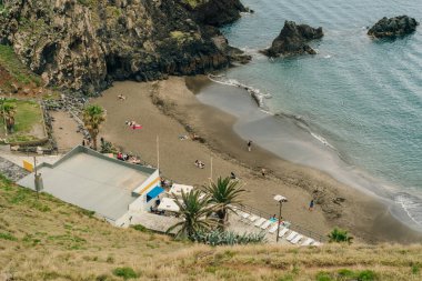 Canical, Madeira Island, Portugal - September 23rd, 2023 - Village bay. High quality 4k footage clipart