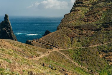 Cape Ponta de Sao Lourenco, Madeira Adası, Portekiz. Yüksek kalite fotoğraf