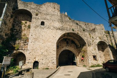 İoannina Yunanistan lahana şatosunun içindeki Bizans şatosu kalesinde. Yüksek kalite fotoğraf
