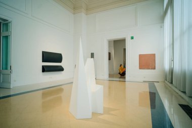 Roma, İtalya, 25 Mart 2024 Galleria Nazionale d 'Arte Moderna öngörüsü. Yüksek kalite fotoğraf