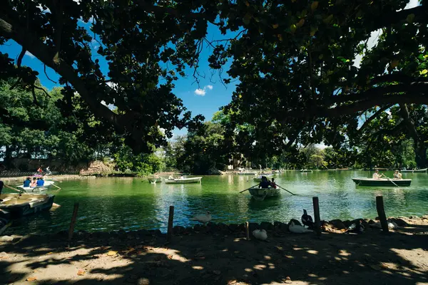 Aesculapius Tapınağı ile birlikte İtalya, Roma, Villa Borghese bahçelerinde 2 Mayıs 2024. Yüksek kalite fotoğraf