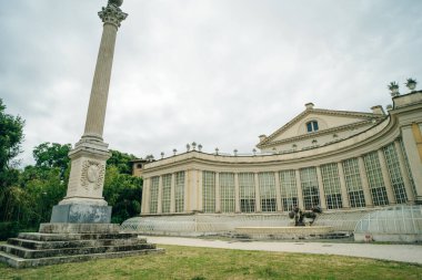 Roma, İtalya - 2 Mayıs 2024 Villa Torlonia Tiyatro Binası. Yüksek kalite fotoğraf