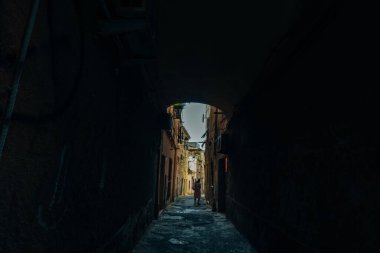  Baharın güneşli bir gününde Sassari şehrinde, Sardunya 'da. Yüksek kalite fotoğraf