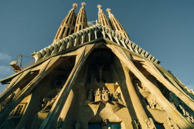 Sagrada de family, İspanya - 2 Mayıs 2024. Yüksek kalite fotoğraf