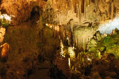  grotto Grotta di Nettuno, Capo Caccia, Alghero, Sardinia, Italy. High quality photo clipart