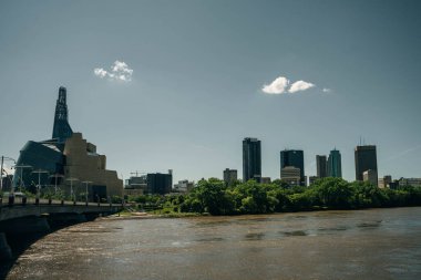 WINNIPEG, MANITOBA, CANADA - 26 Mayıs 2024 The St. Boniface Heritage Gardens. Yüksek kalite fotoğraf