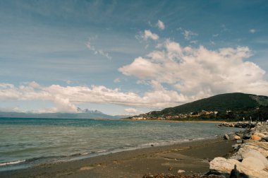 Arjantin, Tierra del Fuego Ulusal Parkı 'ndaki Lapataia körfezi. Yüksek kalite fotoğraf