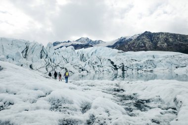 Matanuska Buzul Bölgesi, Alaska Anchorage 'dan sadece iki saat uzaklıkta. Yüksek kalite fotoğraf