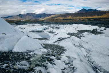 Matanuska Buzul Bölgesi, Alaska Anchorage 'dan sadece iki saat uzaklıkta. Yüksek kalite fotoğraf