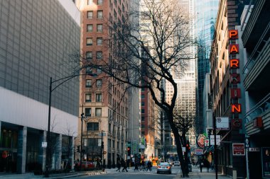 Chicago, Illinois Bulvarı, ABD - 2 Ekim 2024. Yüksek kalite fotoğraf