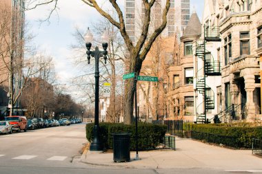 Chicago, Illinois Bulvarı, ABD - 2 Ekim 2024. Yüksek kalite fotoğraf