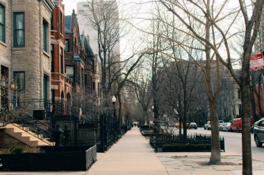 Chicago, Illinois Bulvarı, ABD - 2 Ekim 2024. Yüksek kalite fotoğraf
