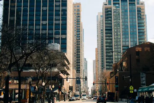 Chicago, Illinois Bulvarı, ABD - 2 Ekim 2024. Yüksek kalite fotoğraf