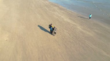Playa Miramar Tampico, Tamaulipas, Meksika 'da. Yüksek kalite 4k görüntü