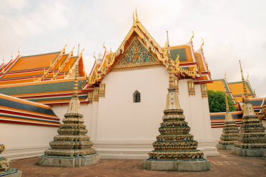 Wat Arun Ratchawararam Budist Tapınağı, Bangkok, Tayland. Yüksek kalite fotoğraf