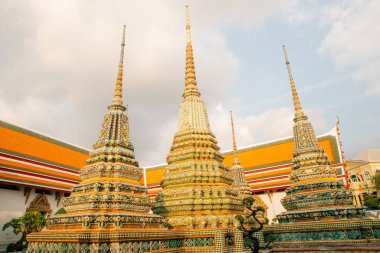 Wat Arun Ratchawararam Budist Tapınağı, Bangkok, Tayland. Yüksek kalite fotoğraf