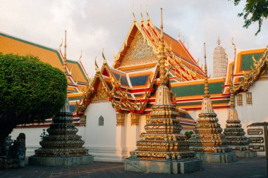 Wat Arun Ratchawararam Budist Tapınağı, Bangkok, Tayland. Yüksek kalite fotoğraf