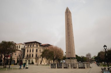 Salgın sırasında İstanbul 'un boş sokakları. Hindi - Mayıs 2020. Yüksek kalite fotoğraf