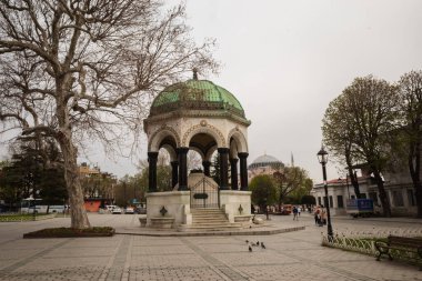 Salgın sırasında İstanbul 'un boş sokakları. Hindi - Mayıs 2020. Yüksek kalite fotoğraf