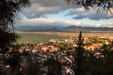 Fethiye Ece Marina 'daki yat ve tekneler, Mugla, Türkiye - Mayıs 2023. Yüksek kalite fotoğraf