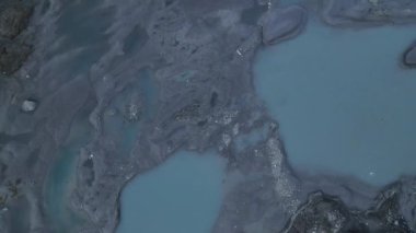 Matanuska Buzul Bölgesi, Anchorage, Alaska, ABD 'den sadece iki saat uzaklıkta. Yüksek kalite 4k görüntü