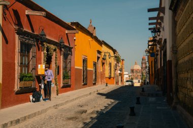 Meksika 'da San Miguel Allende, Meksika' da 2 sep 2024 adında güzel bir kadın. Yüksek kalite fotoğraf